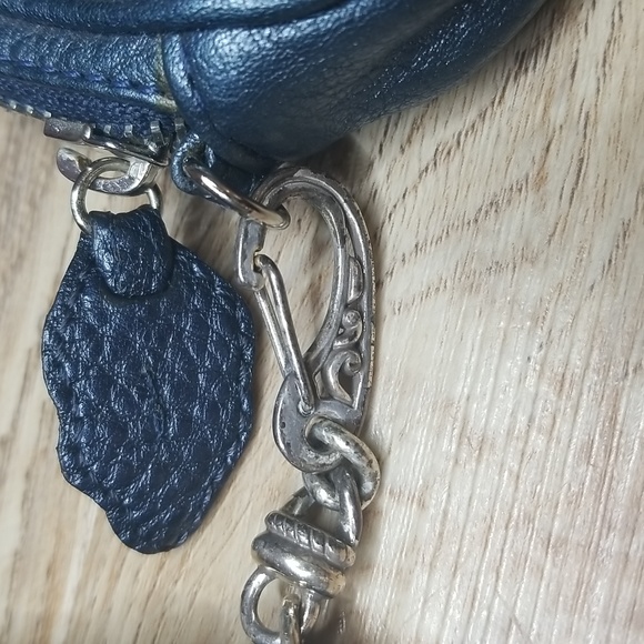 Brighton Rhapsody Sapphire 3D Flower Blue Pouch Wristlet - Picture 3 of 16